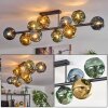 Ripoll Plafoniera, Lampada a sfera Blu, Oro, Verde, 10-Luci