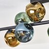 Ripoll Plafoniera, Lampada a sfera Blu, Oro, Verde, 10-Luci