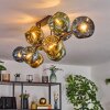 Ripoll Plafoniera, Lampada a sfera Blu, Oro, Verde, 10-Luci