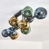 Ripoll Plafoniera, Lampada a sfera Blu, Oro, Verde, 10-Luci