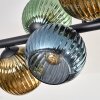 Koyoto Plafoniera, Lampada a sfera Blu, Oro, Verde, 10-Luci