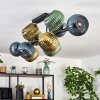 Koyoto Plafoniera, Lampada a sfera Blu, Oro, Verde, 10-Luci