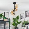 Koyoto Plafoniera, Lampada a sfera Ambrato, Chiaro, 4-Luci