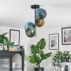 Koyoto Plafoniera, Lampada a sfera Blu, Oro, Verde, 4-Luci