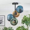 Koyoto Plafoniera, Lampada a sfera Blu, Oro, Verde, 4-Luci