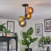Koyoto Plafoniera, Lampada a sfera Blu, Oro, Verde, Ramato, 4-Luci