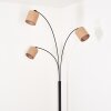 Soungou Lampada da terra Nero, Bianco, 3-Luci