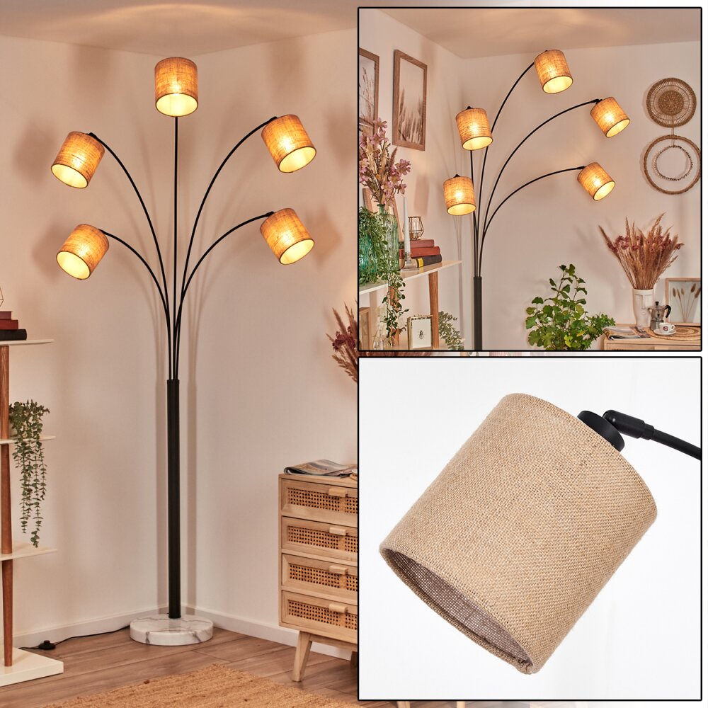 Soungou Lampada da terra Nero, Bianco, 5-Luci main product photo