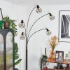 Yaak Lampada da terra Cromo, Nero, Bianco, 5-Luci
