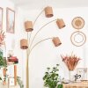 Soungou Lampada da terra Ottone, Nero, 5-Luci