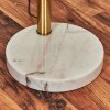 Codecro Lampada da terra Ottone, Nero, Bianco, 5-Luci