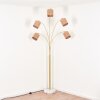 Soungou Lampada da terra Ottone, Nero, Bianco, 5-Luci