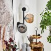 Ripoll Lampada a sfera, Applique Ambrato, Chiaro, Grigio fumo, 3-Luci