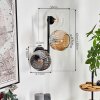 Ripoll Lampada a sfera, Applique Ambrato, Chiaro, Grigio fumo, 3-Luci