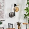 Ripoll Lampada a sfera, Applique Ambrato, Chiaro, Grigio fumo, 3-Luci