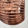 Ripoll Lampada a sfera, Applique Cromo, Ramato, Grigio fumo, 3-Luci
