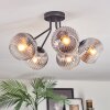 Koyoto Plafoniera, Lampada a sfera Chiaro, Grigio fumo, 5-Luci