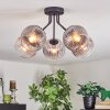 Koyoto Plafoniera, Lampada a sfera Chiaro, Grigio fumo, 5-Luci
