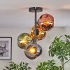 Ripoll Plafoniera, Lampada a sfera Blu, Oro, Verde, Ramato, 4-Luci