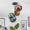 Ripoll Plafoniera, Lampada a sfera Blu, Oro, Verde, Ramato, 4-Luci