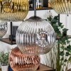 Ripoll Lampadario a sospensione, Lampada a sfera, Lampada a sospensione Écru, Nero, 8-Luci
