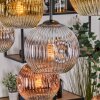 Ripoll Lampadario a sospensione, Lampada a sfera, Lampada a sospensione Écru, Nero, 8-Luci