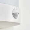 Heran Lampada da parete per esterno, Applique LED Bianco, 1-Luce, Sensori di movimento