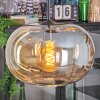 Apedo Lampadario a sospensione, Lampada a sfera, Lampada a sospensione a cluster Ambrato, 3-Luci
