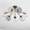 Ripoll Plafoniera, Lampada a sfera Ambrato, Chiaro, Grigio fumo, 7-Luci