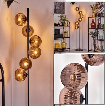 Koyoto Lampada da terra 31 cm Ramato, 6-Luci