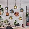 Ripoll Lampadario a sospensione, Lampada a sfera, Lampada a sospensione Écru, Nero, 8-Luci