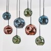 Ripoll Lampadario a sospensione, Lampada a sfera, Lampada a sospensione Écru, Nero, 8-Luci