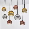 Ripoll Lampadario a sospensione, Lampada a sfera, Lampada a sospensione Écru, Nero, 8-Luci