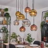 Ripoll Lampadario a sospensione, Lampada a sfera, Lampada a sospensione Écru, Nero, 8-Luci