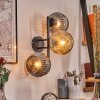 Ripoll Lampada a sfera, Applique Ambrato, Grigio fumo, 3-Luci