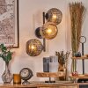 Ripoll Lampada a sfera, Applique Ambrato, Grigio fumo, 3-Luci