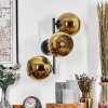 Koyoto Lampada a sfera, Applique Oro, 3-Luci