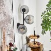 Ripoll Lampada a sfera, Applique Chiaro, Grigio fumo, 3-Luci