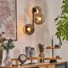 Ripoll Lampada a sfera, Applique Chiaro, Grigio fumo, 3-Luci