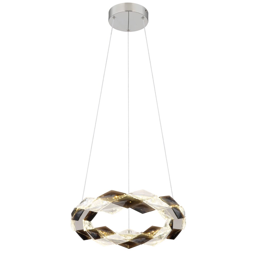 Illuminazione Globo Lighting Karilion Lampadario a sospensione LED Cromo, 1-Luce main product photo