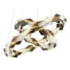 Illuminazione Globo Lighting Karilion Lampadario a sospensione LED Cromo, 1-Luce