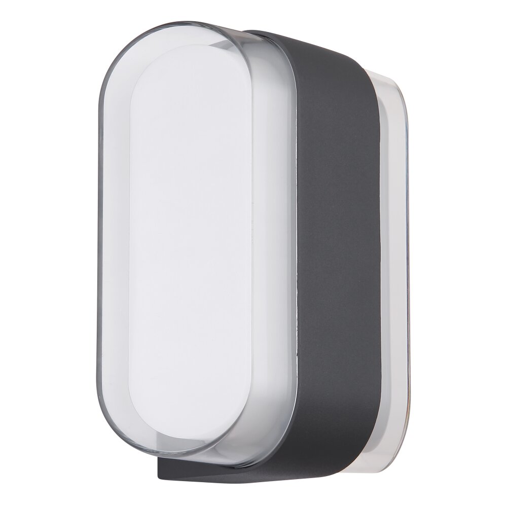 Illuminazione Globo Lighting Plixon Lampada da parete per esterno LED Antracite, 1-Luce