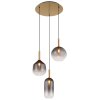 Illuminazione Globo Lighting Elisabeth Lampadario a sospensione Ottone, 3-Luci