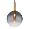 Illuminazione Globo Lighting Elisabeth Lampadario a sospensione Ottone, Nero, 1-Luce