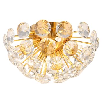 Illuminazione Globo Lighting Virina Plafoniera LED Oro, 10-Luci