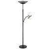 Illuminazione Globo Lighting Sophia Faro, Lampada da terra LED Nero, 2-Luci