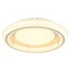 Illuminazione Globo Lighting Sharper Plafoniera LED Bianco, 1-Luce
