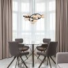 Illuminazione Globo Lighting Tuberius Lampadario a sospensione LED Nero, 8-Luci