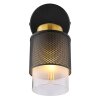 Illuminazione Globo Lighting Olga Applique, Faretto da parete Oro, Nero, 1-Luce