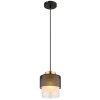 Illuminazione Globo Lighting Olga Lampadario a sospensione Oro, Nero, 1-Luce